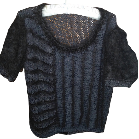 ❤️ Fur Knit Top XL - Picture 1 of 5